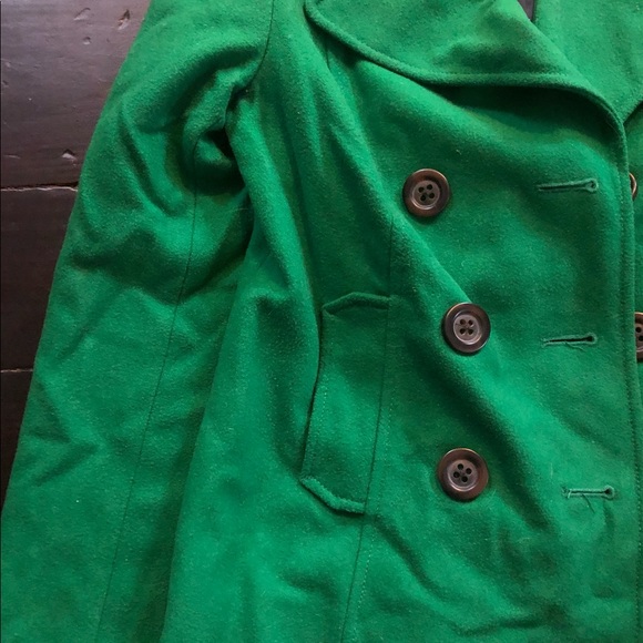 Green Peacoat - Picture 2 of 5